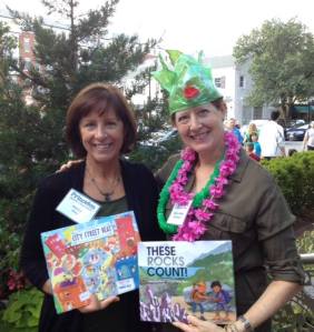 Nancy Viau and Alison Formento, members of the Kid Lit Authors Club